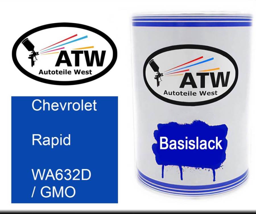 Chevrolet, Rapid, WA632D / GMO: 500ml Lackdose, von ATW Autoteile West.